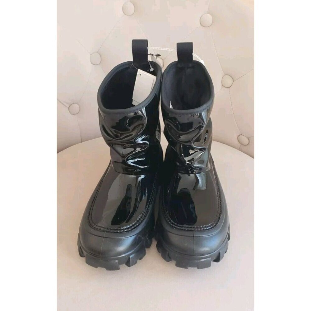 NEW UGG KID'S CLASSIC BRELLAH MINI BOOTS BLACK SZ 4 US - Picture 4 of 9